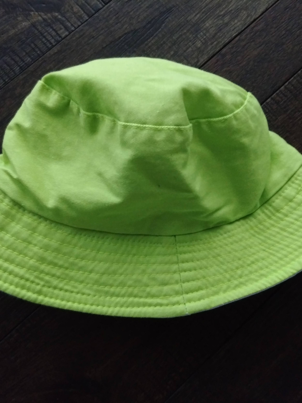 Lime Green Cotton Bucket Hat
